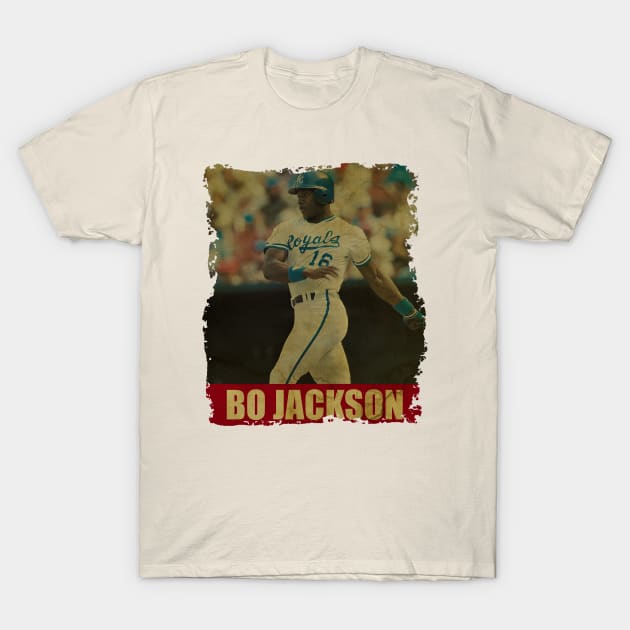 Bo Jackson - NEW RETRO STYLE T-Shirt by FREEDOM FIGHTER PROD